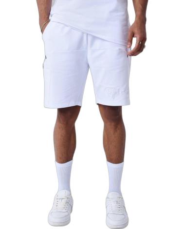 PROJECT X PARIS PANTALON CORTO TECNICO CON RECORTES BLANCO