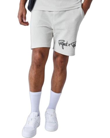 PROJECT X PARIS PANTALON CORTO WAFFLE ESSENTIAL GRIS