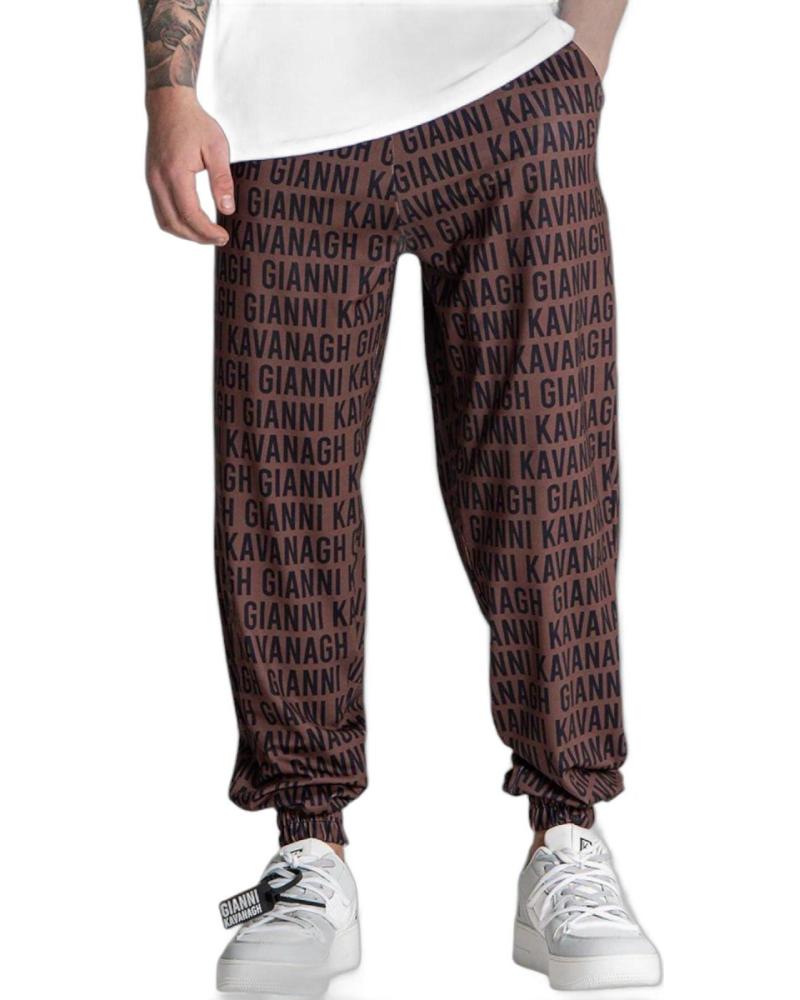 GIANNI KAVANAGH PANTALON DE CHANDAL TAG MARRON GIANNI KAVANAGH PANTALON DE CHANDAL TAG MARRON