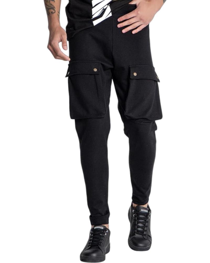 GIANNI KAVANAGH PANTALON CARGO VICE NEGRO GIANNI KAVANAGH PANTALON CARGO VICE NEGRO