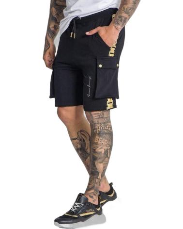 GIANNI KAVANAGH PANTALON DE CARGO NEGRO