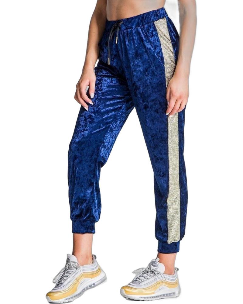 GIANNI KAVANAGH PANTALON DE TERCIOPELO AZUL MARINO GIANNI KAVANAGH PANTALON DE TERCIOPELO AZUL MARINO