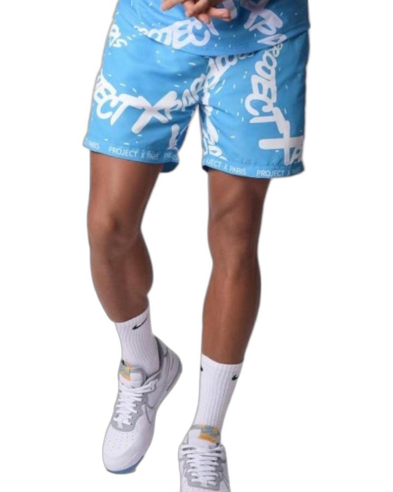 PROJECT X PARIS PANTALON CON GRAFITI AZUL