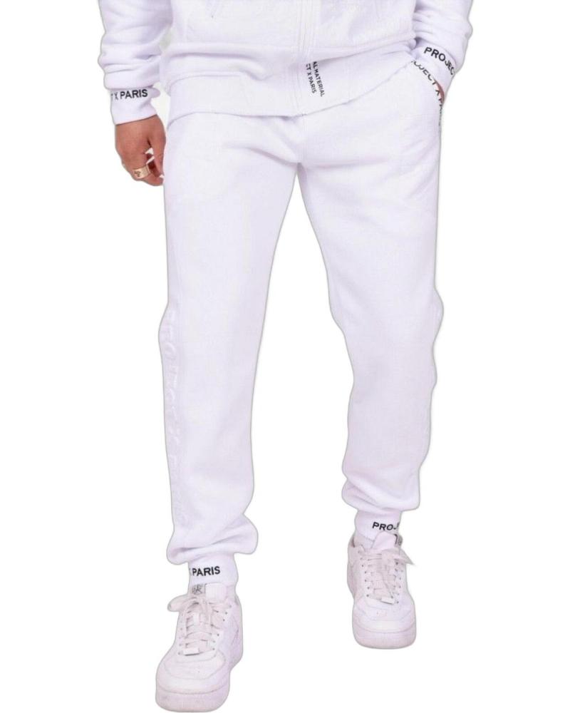 PROJECT X PARIS PANTALON CON PANEL ACOLCHADO BLANCO PROJECT X PARIS PANTALON CON PANEL ACOLCHADO BLANCO