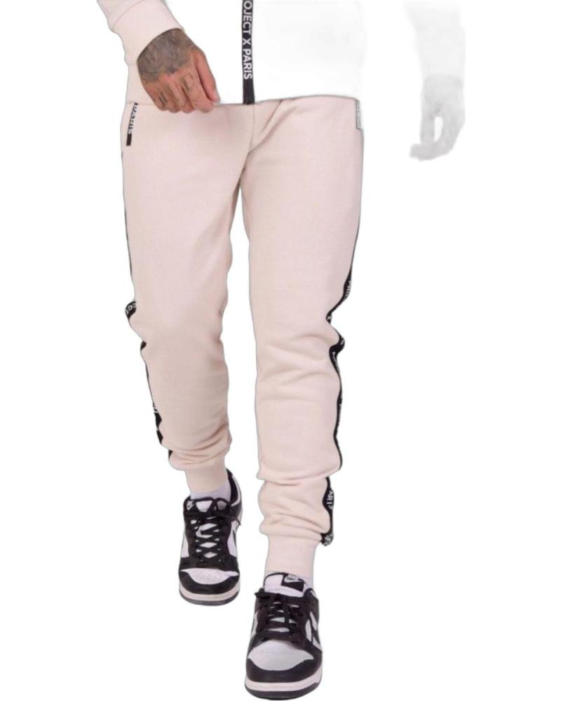 PROJECT X PARIS PANTALON CREMALLERA CON LOGO BEIG PROJECT X PARIS PANTALON CREMALLERA CON LOGO BEIG