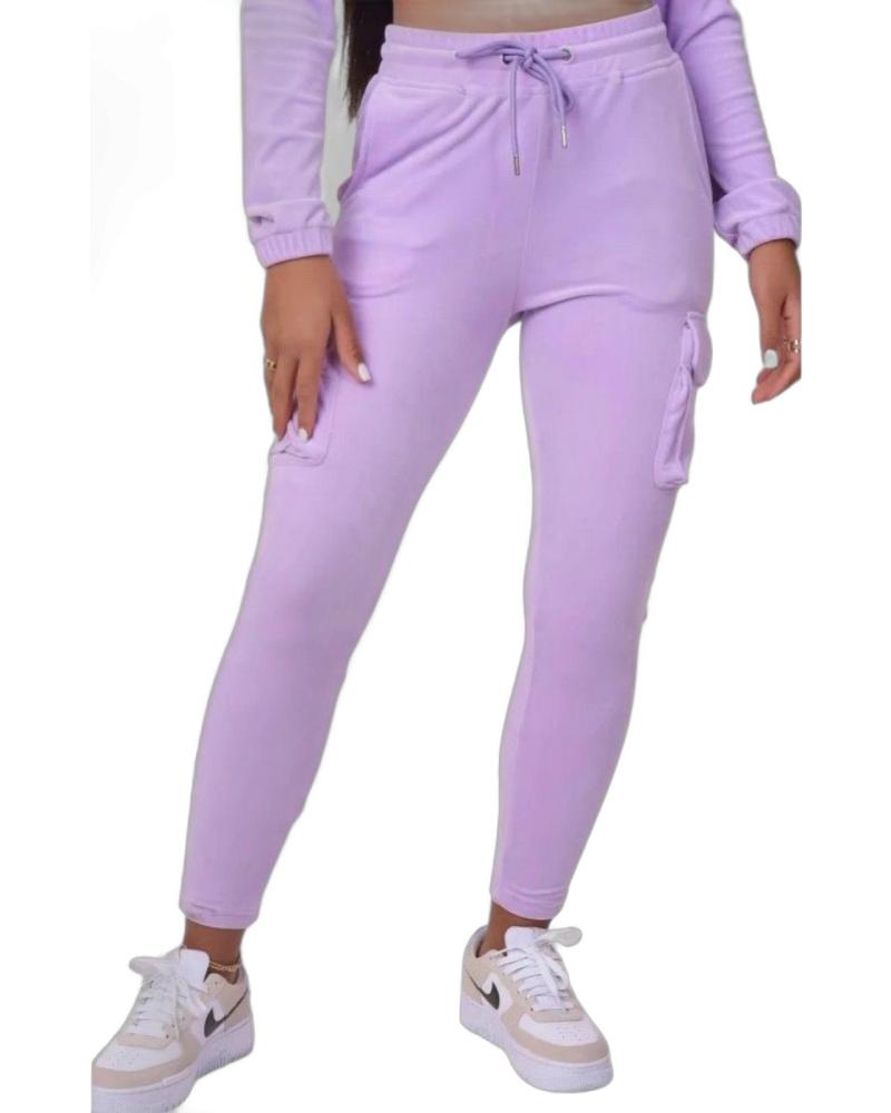 PROJECT X PARIS PANTALON DE TERCIOPELO MORADO PROJECT X PARIS PANTALON DE TERCIOPELO MORADO