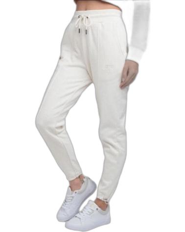 SIKSILK PANTALON HALF HALF BLANCO