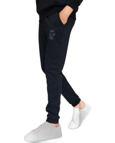 SIKSILK PANTALON JR X MESSI PRINTED NEGRO