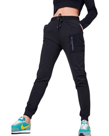 11 DEGREES PANTALONES DEPORTIVOS POLI NEGRO
