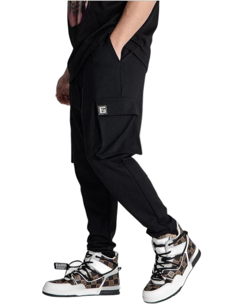 GIANNI KAVANAGH PANTALONES CARGO NEGRO GIANNI KAVANAGH PANTALONES CARGO NEGRO