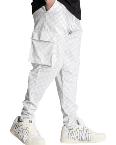 GIANNI KAVANAGH PANTALONES CARGO CLONE BLANCO