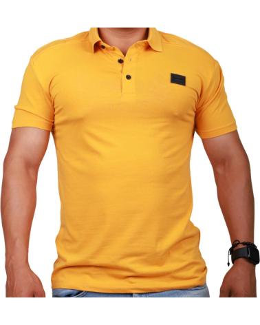 ANTONY MORATO POLO AMARILLO SLIM FIT CON PLACA