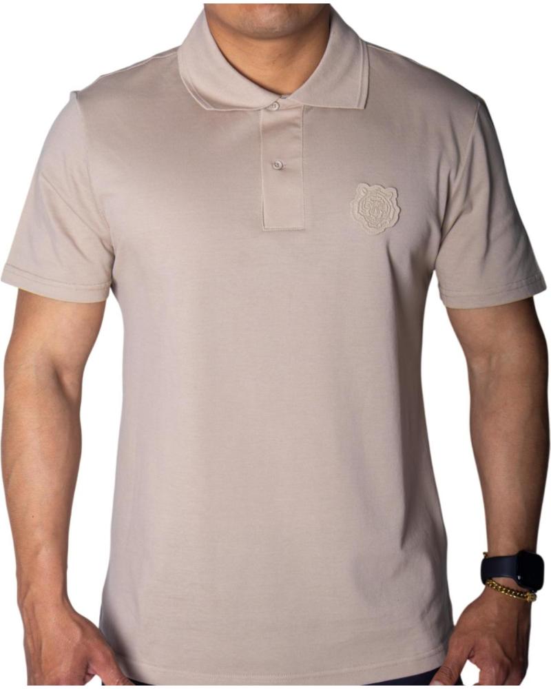 ANTONY MORATO POLO BEIGE CON PARCHE TIGRE ARENA ANTONY MORATO POLO BEIGE CON PARCHE TIGRE ARENA