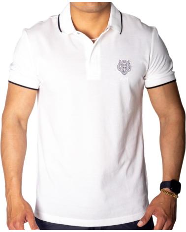 ANTONY MORATO POLO DE PIQUE ALGODON BLANCO CON PARCHE