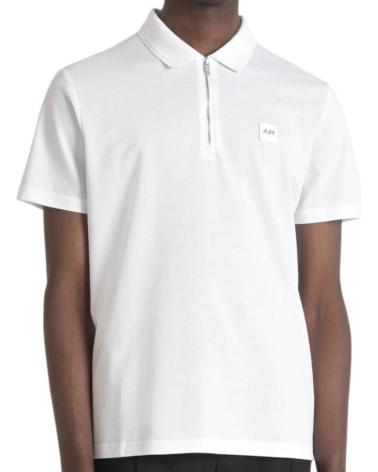 ANTONY MORATO POLO FIT BLANCO CON METAL BADGE BLANCO