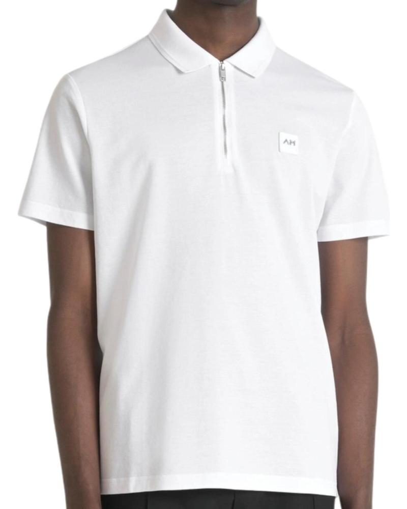 ANTONY MORATO POLO FIT BLANCO CON METAL BADGE BLANCO ANTONY MORATO POLO FIT BLANCO CON METAL BADGE BLANCO
