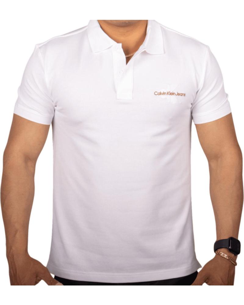 CALVIN KLEIN POLO JEANS BASIC LOGO BLANCO