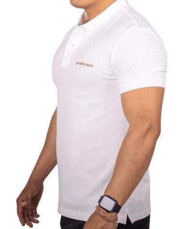 CALVIN KLEIN POLO JEANS BASIC LOGO BLANCO