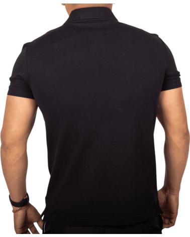 CALVIN KLEIN POLO JEANS BASIC LOGO NEGRO LOGO CELESTE