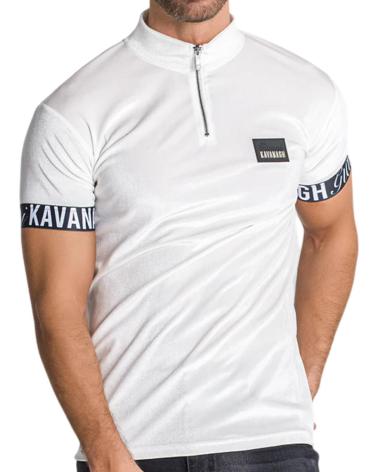 GIANNI KAVANAGH POLO CON ELASTICO MONTECARLO BLANCO