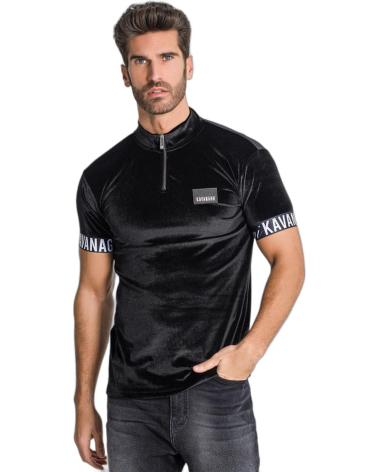 GIANNI KAVANAGH POLO CON ELASTICO MONTECARLO NEGRO