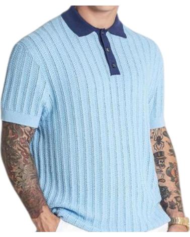 GIANNI KAVANAGH POLO GK KNIT AZUL