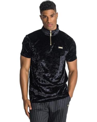 GIANNI KAVANAGH POLO TERCIOPELO CON CREMALLERA BRIVIDI NEGRO