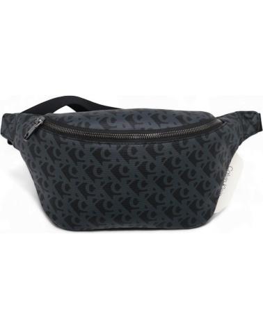 CALVIN KLEIN RINONERA JEANS AOP REPORTER NEGRO