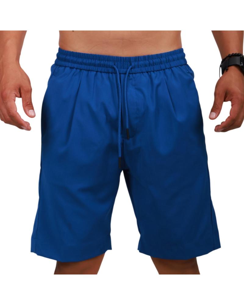 ANTONY MORATO SHORT CON PLIEGUE CENTRAL AZUL ANTONY MORATO SHORT CON PLIEGUE CENTRAL AZUL