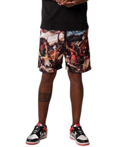 BUTNOT SHORT ESTAMPADO PINTADO NEGRO