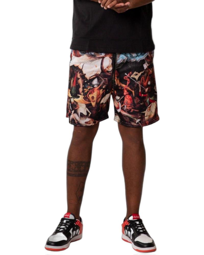 BUTNOT SHORT ESTAMPADO PINTADO NEGRO BUTNOT SHORT ESTAMPADO PINTADO NEGRO