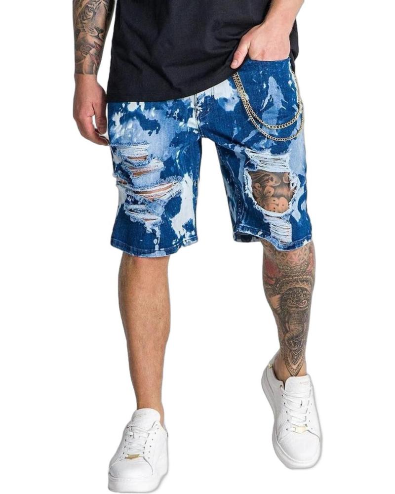 GIANNI KAVANAGH SHORT CHAINED AZUL