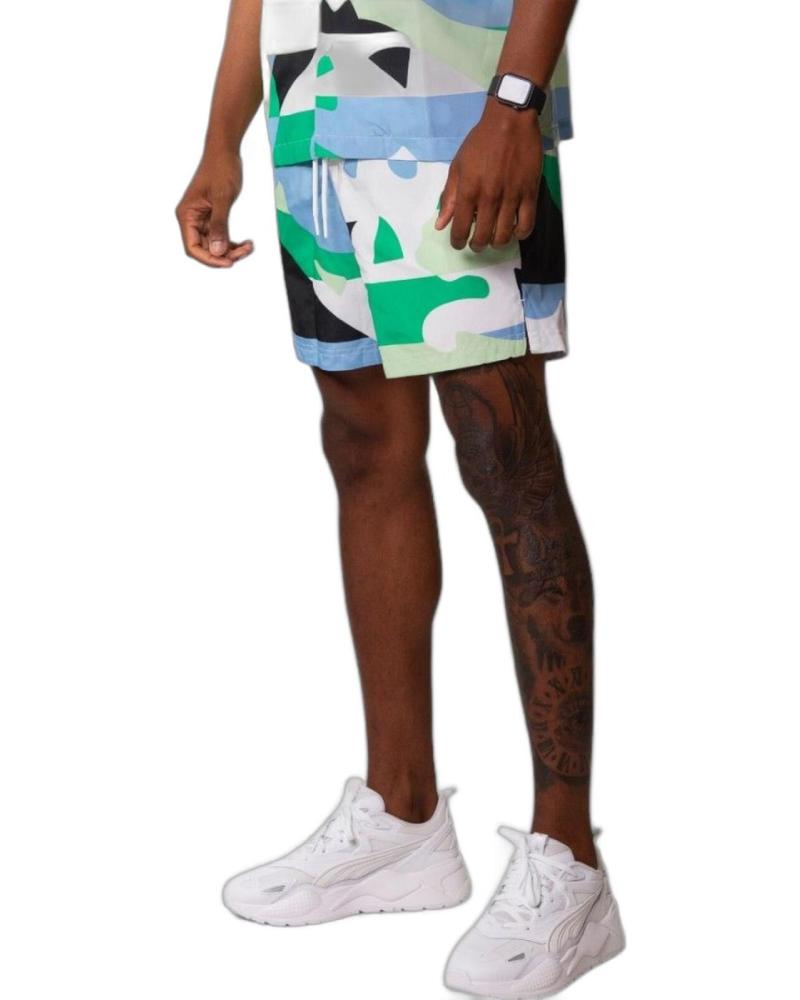 PUMA SHORT WORLDWIDE PRINTED 6 VERDE