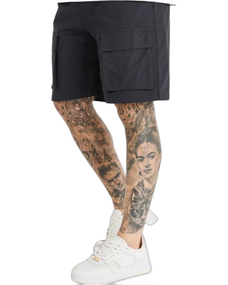 SIKSILK SHORT CARGO NEGRO