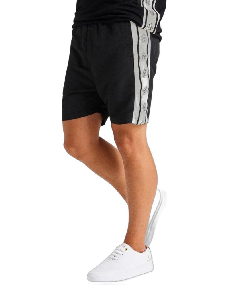 SIKSILK SHORT JR CALI TAPE NEGRO SIKSILK SHORT JR CALI TAPE NEGRO
