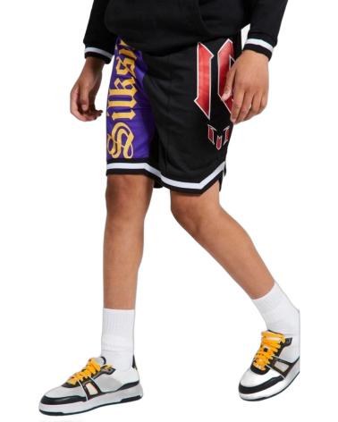 SIKSILK SHORT JR X MESSI RETRO NEGRO MORADO