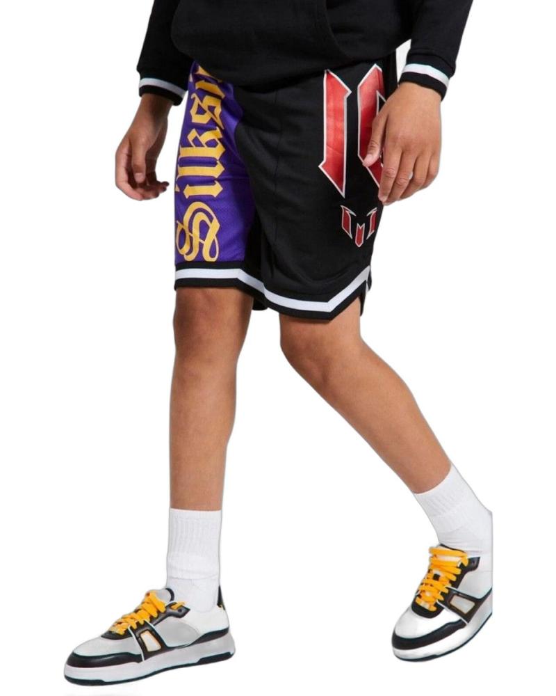 SIKSILK SHORT JR X MESSI RETRO NEGRO MORADO SIKSILK SHORT JR X MESSI RETRO NEGRO MORADO