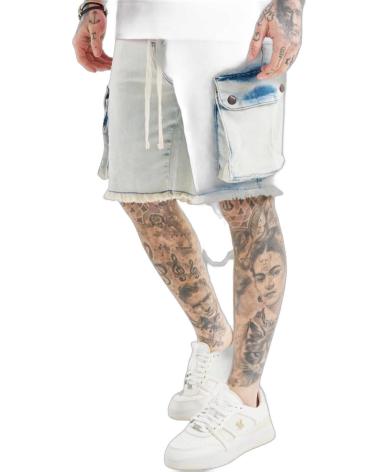 SIKSILK SHORT X MESSI DENIM BLANCO