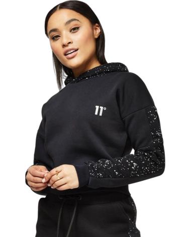11 DEGREES SUDADERA CON SALPICADURA REFLECTANTE NEGRO