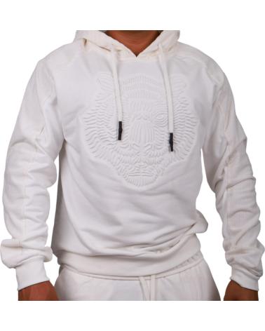 ANTONY MORATO SUDADERA CON TIGRE ESTAMPADO BLANCO