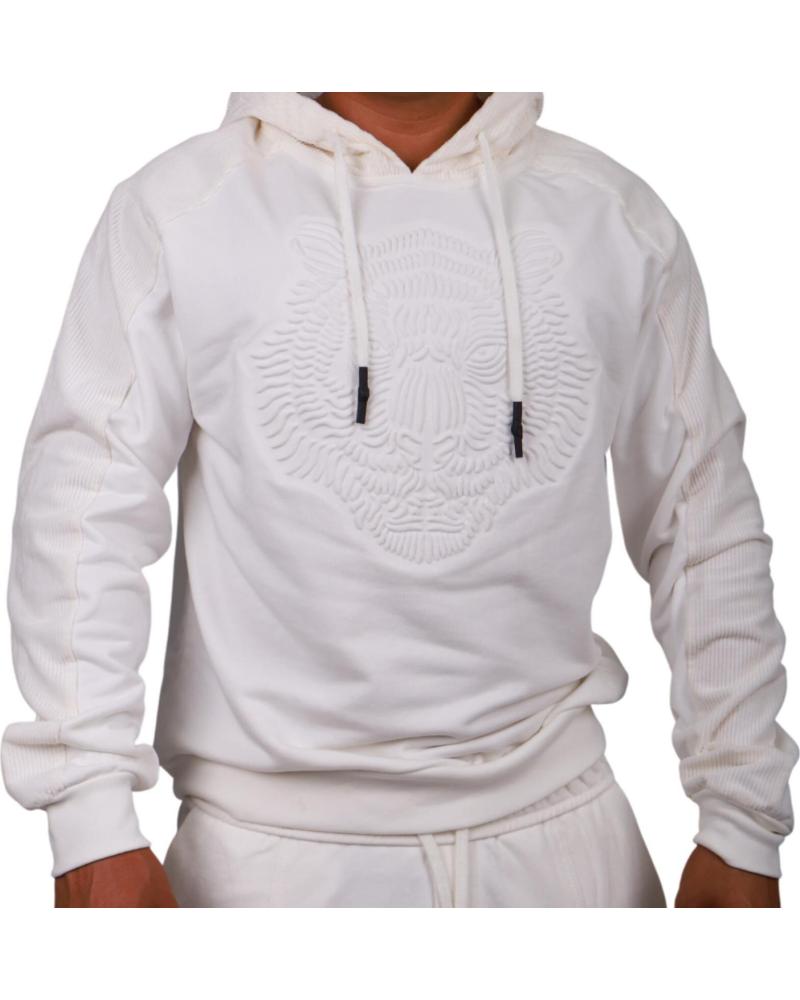 ANTONY MORATO SUDADERA CON TIGRE ESTAMPADO BLANCO ANTONY MORATO SUDADERA CON TIGRE ESTAMPADO BLANCO