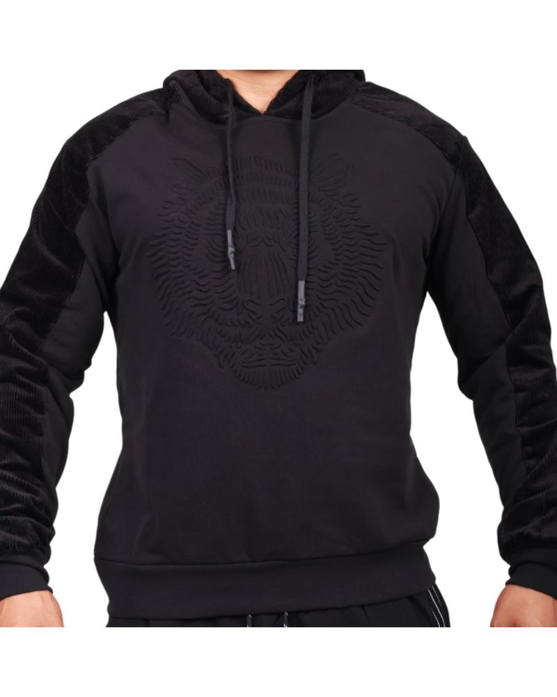 ANTONY MORATO SUDADERA CON TIGRE ESTAMPADO NEGRO