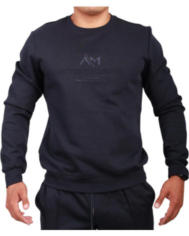 ANTONY MORATO SUDADERA CUELLO REDONDO LOGO ESTAMPADO HOMBRE MARINO