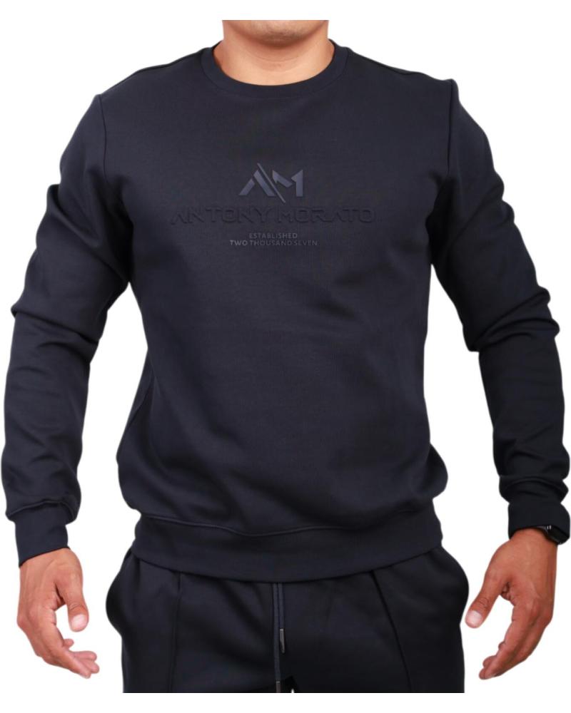 ANTONY MORATO SUDADERA CUELLO REDONDO LOGO ESTAMPADO HOMBRE MARINO ANTONY MORATO SUDADERA CUELLO REDONDO LOGO ESTAMPADO HOMBRE MARINO