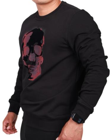 ANTONY MORATO SUDADERA DE ALGODON SOSTENIBLE ESTAMPADO CALAVERA NEGRO ANTONY MORATO SUDADERA DE ALGODON SOSTENIBLE ESTAMPADO CALAVERA NEGRO
