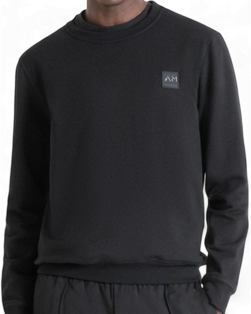 ANTONY MORATO SUDADERA NEGRA CON LOGO METALIZADO ANTONY MORATO SUDADERA NEGRA CON LOGO METALIZADO
