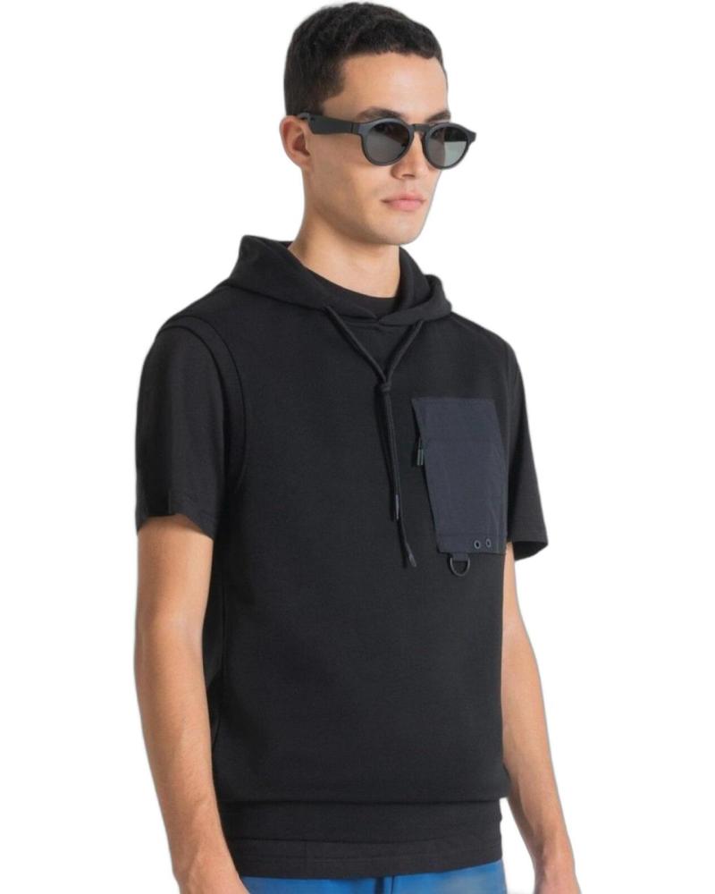 ANTONY MORATO SUDADERA SIN MANGAS MEZCLA ALGODON NEGRO