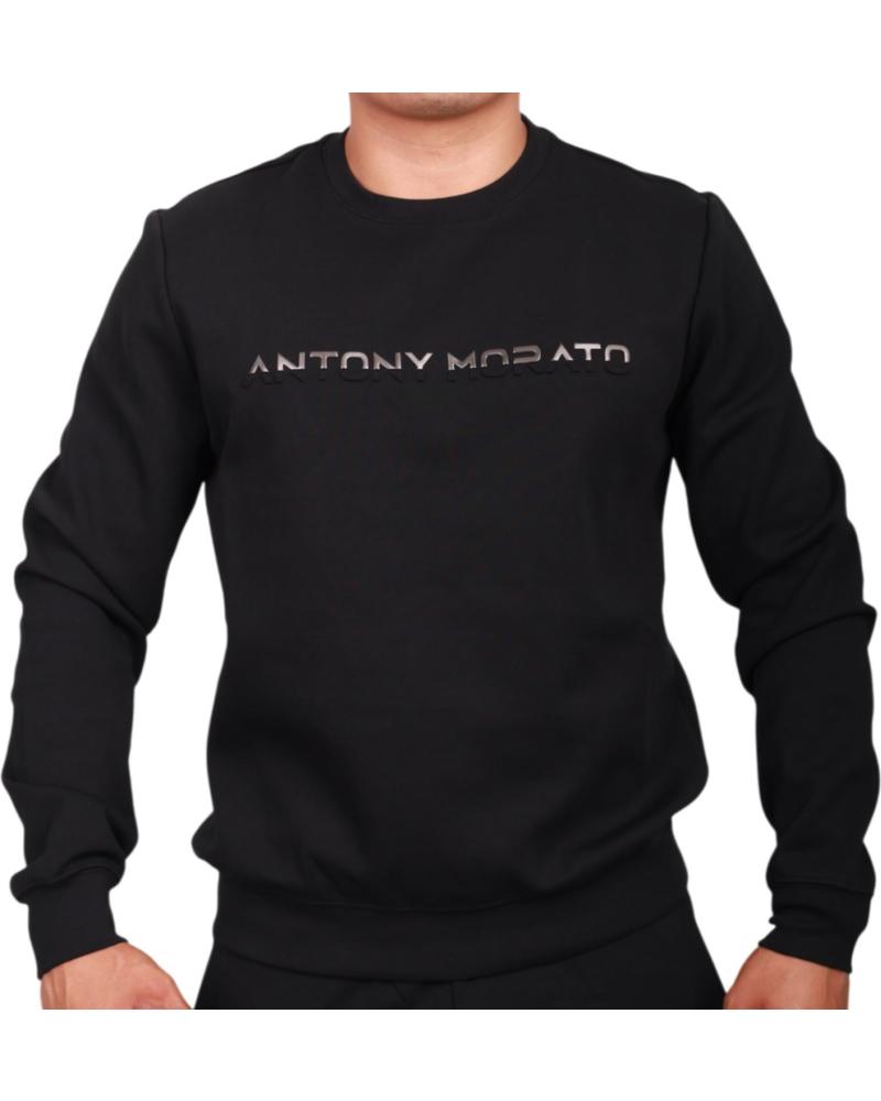 ANTONY MORATO SUDADERA SLIM FIT MEZCLA ALGODON CON LOGO HOMBRE NEGRO ANTONY MORATO SUDADERA SLIM FIT MEZCLA ALGODON CON LOGO HOMBRE NEGRO