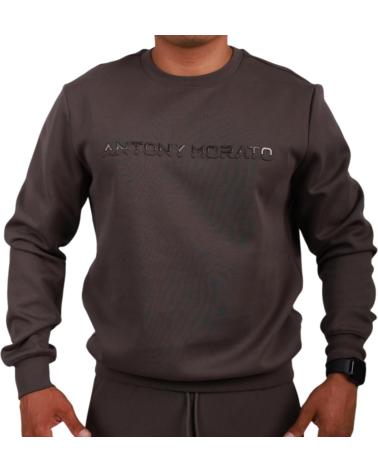 ANTONY MORATO SUDADERA SLIM FIT MEZCLA ALGODON CON LOGO HOMBRE VERDE