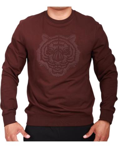 ANTONY MORATO SUDADERA TIGRE ESTAMPADO ALGODON SOSTENIBLE HOMBRE BURDEOS